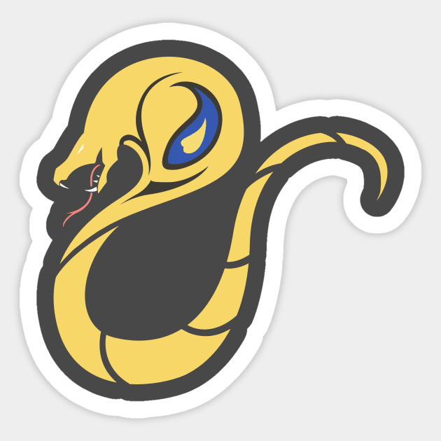 The Poison - Shiny Snake Sticker by kinokashi